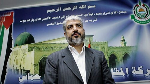 Hamas Leader Khaled Meshal (Mumtaz al-Baloua / New York Times)