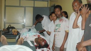 A victim of the Ethiopian government's repression during the 2005 elections