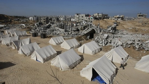 Tents in Gaza for Palestinians made homeless by Israel's "Operation Cast Lead" (Getty Images)