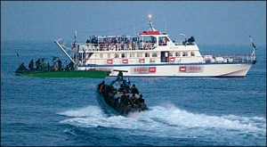 Israel's attack on the Gaza Freedom Flotilla, which was delivering
 humanitarian supplies to the besieged Gaza Strip, left nine Turkish 
peace activists dead (Uriel Sinai/Reuters)