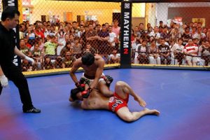 Mixed martial arts competition in Malaysia (Photo courtesy Antonio Graceffo)