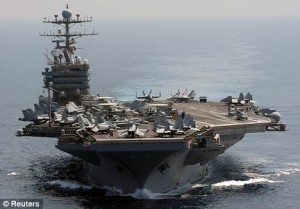 The USS Abraham Lincoln (Reuters)