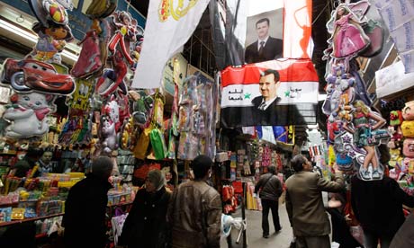 A market in Damascus, Syria (Hussein Malla/AP)