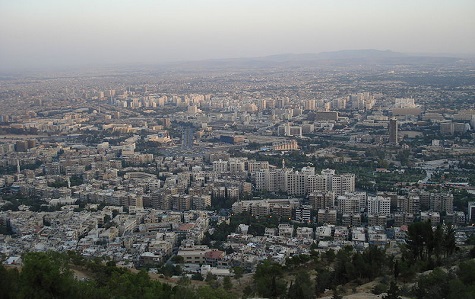 The view of Damascus from mount Qassioun (Aziz1005/Wikipedia)