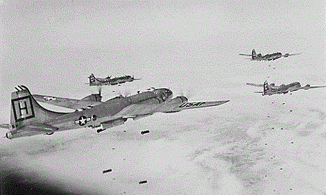 B-29 Superfortresses bombing North Korea, January 30, 1951 (NARA)