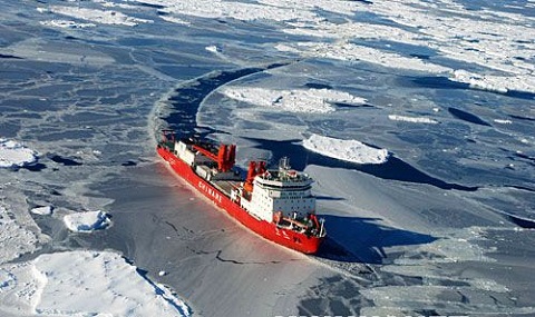 The Xue Long, a Chinese icebreaker (Xinhua)
