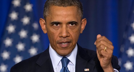 U.S. President Barack Obama gives a speech on May 23, 1013 (AP)