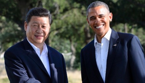 Chinese President Xi Jinping and US President Barack Obama (Jewel Samada/AFP/Getty Images)