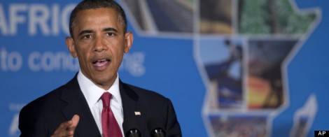 U.S. President Barack Obama in Dar Es Salaam, Tanzania, on July 1, 2013 (Evan Vucci/AP)