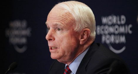 Republican Senator John McCain has been a leading advocate for U.S. aggression against Syria (Photo: AP)