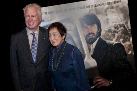Ken and Pat Taylor attend the premier of “Argo” in Washington, DC on October 10, 2012. (Photo: Leigh Vogel/AFP/Getty Images)