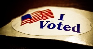 I voted! (Photo: Vox Efx/Flickr)