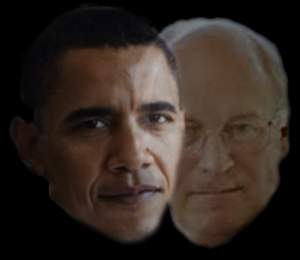 Obama and his Dick (Cheney)