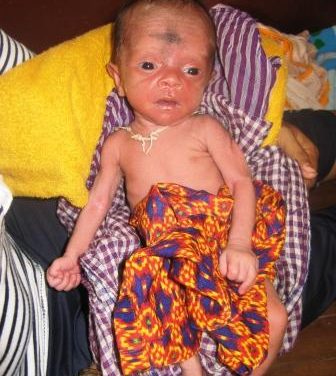 A beautiful Khmer baby named Ann Marie