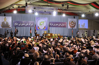 Karzai Peace Jirga Attacked by Taliban