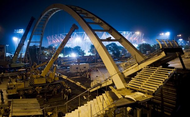 19 hurt in bridge collapse; Fate of Delhi Commonwealth Games hangs in balance