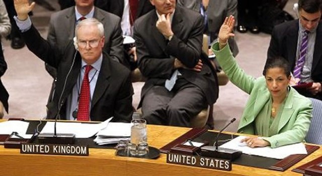 The U.K. and U.S. voted in favor of a Libyan no-fly zone