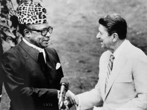 Mobutu and Reagan