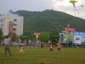 Kite flying in Quy Nhon