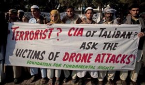 Drone protest