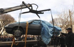 Iranian scientist Mostafa Ahmadi-Roshan was assassinated with a car bomb on January 11, 2012 (Sajad Safari/Reuters)
