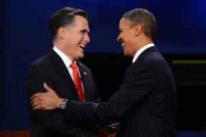 Romney and Obama