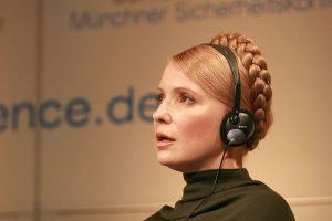 Yulia V. Timoshenko, then Prime Minister of Ukraine, at the 45th Munich Security Conference in 2009 (Harald Dettenborn/Wikimedia Commons)