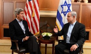 U.S. Secretary of State John Kerry and Israeli Prime Minister Benjamin Netanyahu, June 27, 2013. (State Department)