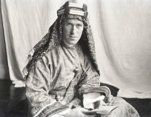 Lieutenant Colonel Thomas Edward Lawrence, a.k.a. "Lawrence of Arabia" (Lowell Thomas/Wikimedia Commons)