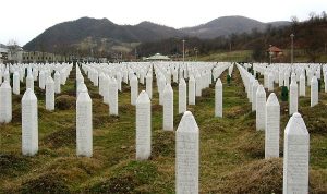 Remembering Srebrenica, 1995 Gravestones at the Potočari genocide memorial near Srebrenica (Michael Büker/Wikimedia Commons)