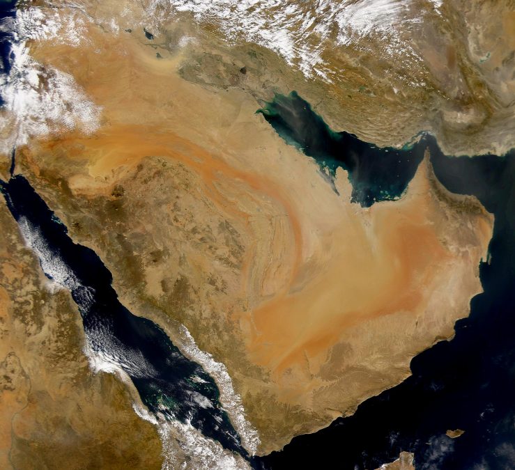 Photo: foreignpolicyjournal.com The Arabian Penninsula (SeaWiFS/Public Domain)