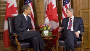 US President Barack Obama and Canada Prime Minister Stephen Harper (Pete Souza/White House)