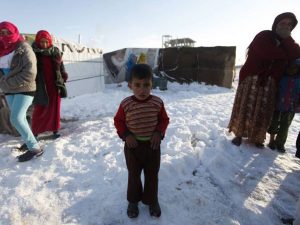 A Syrian refugee settlement near Masnaa border crossing, December 24, 2014 (Photo courtesy of Franklin Lamb)