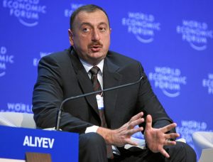 Ilham Aliyev, President of Azerbaijan, at the World Economic Forum in Davos, Switzerland, on January 29, 2009 (WEF)