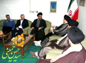 Meeting of the trio: Imad Mugniyeh, Qassem Soleimani and Sheikh Nasrallah. (Al Manar TV)