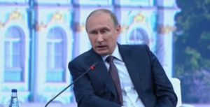 Russian President Vladimir Putin interviewed on Charlie Rose, June 18, 2015.