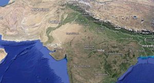 Pakistan and India (Google Maps)