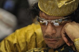 Libyan leader Muammar al-Gaddafi, murdered by Western-backed rebels on October 20, 2011, planned to create a gold-backed African currency to compete with the dollar and euro. (Photo: Jesse B. Awalt/US Navy)