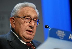 Henry Kissinger at the World Economic Forum in Davos, Switzerland, January 24, 2008 (WEF/licensed under CC BY-SA 2.0)