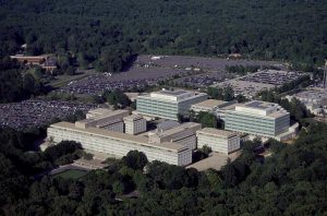 The CIA headquarters in Langley, Virginia (Carol M. Highsmith Archives collection at the Library of Congress)