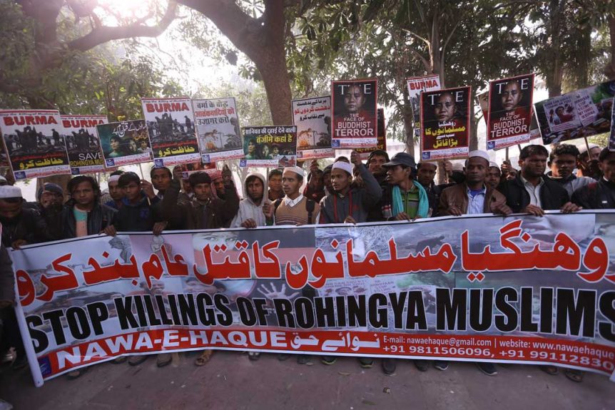 Rohingya refugees in India plead for UN intervention to protect their people.