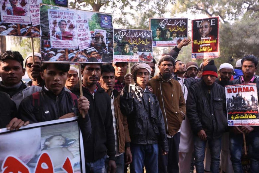 Rohingya refugees in India plead for UN intervention to protect their people.