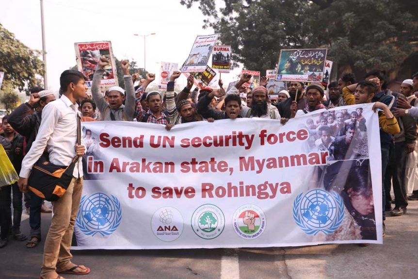 Rohingya refugees in India plead for UN intervention to protect their people.
