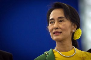 Aung San Suu Kyi, October 22, 2013 (Claude Truong-Ngoc/CC BY-SA 3.0)