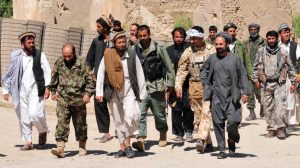 Taliban insurgents turn themselves in to Afghan National Security Forces at a forward operating base in Puza-i-Eshan, April 23, 2010. (ResoluteSupportMedia/CC BY 2.0)