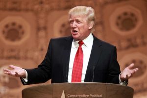 Donald Trump speaking at the 2014 Conservative Political Action Conference (CPAC) in National Harbor, Maryland. (Gage Skidmore/CC BY-SA 2.0)