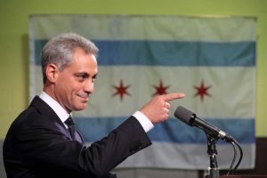 Rahm Emanuel at the announcement of his candidacy for Chicago mayor, November 13, 2010 (Daniel X. O'Neil/CC BY 2.0)