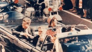 John F. Kennedy just before he was assassinated on November 22, 1963 (Public Domain)