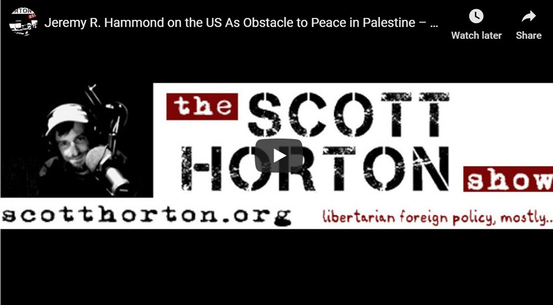 Scott Horton interviews Jeremy R. Hammond