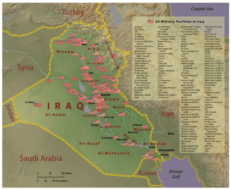 US Bases in Iraq